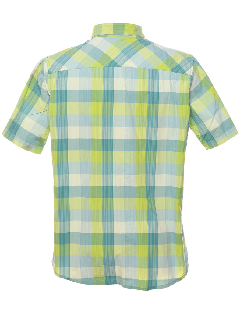 Columbia Checked Green Shirt - M