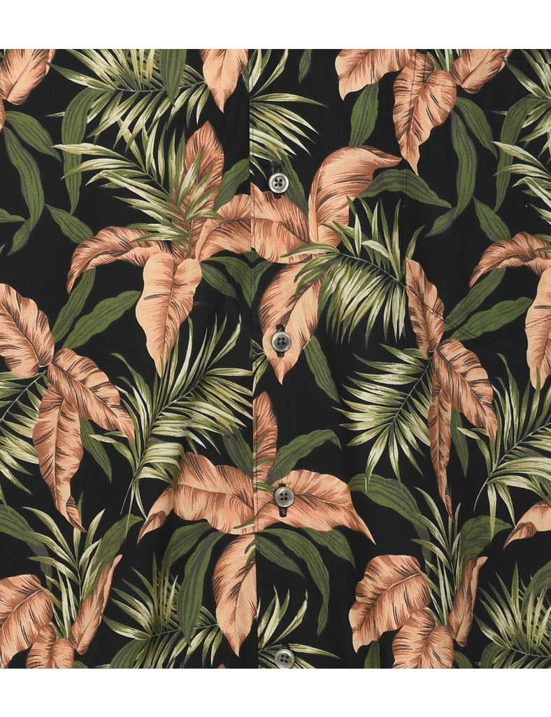 Cooke Street Foilage Hawaiian Shirt - L