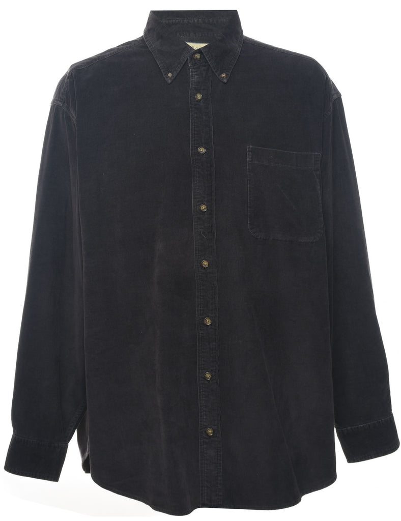 Corduroy Black Shirt - XL