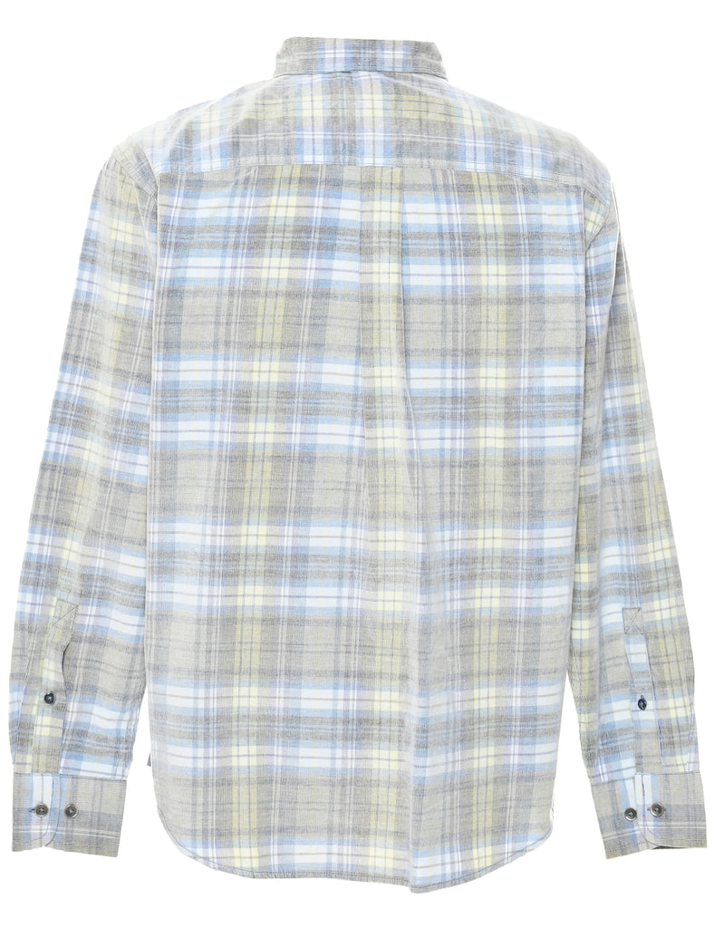 Corduroy Checked Shirt - M