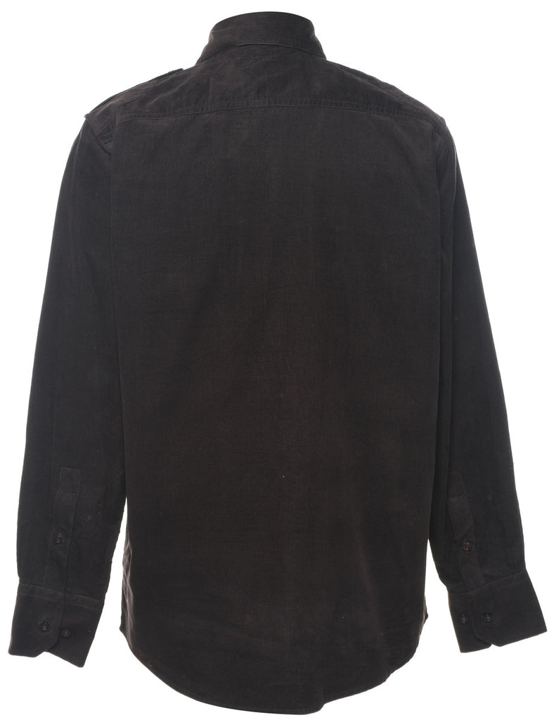 Corduroy Dark Brown Shirt - M