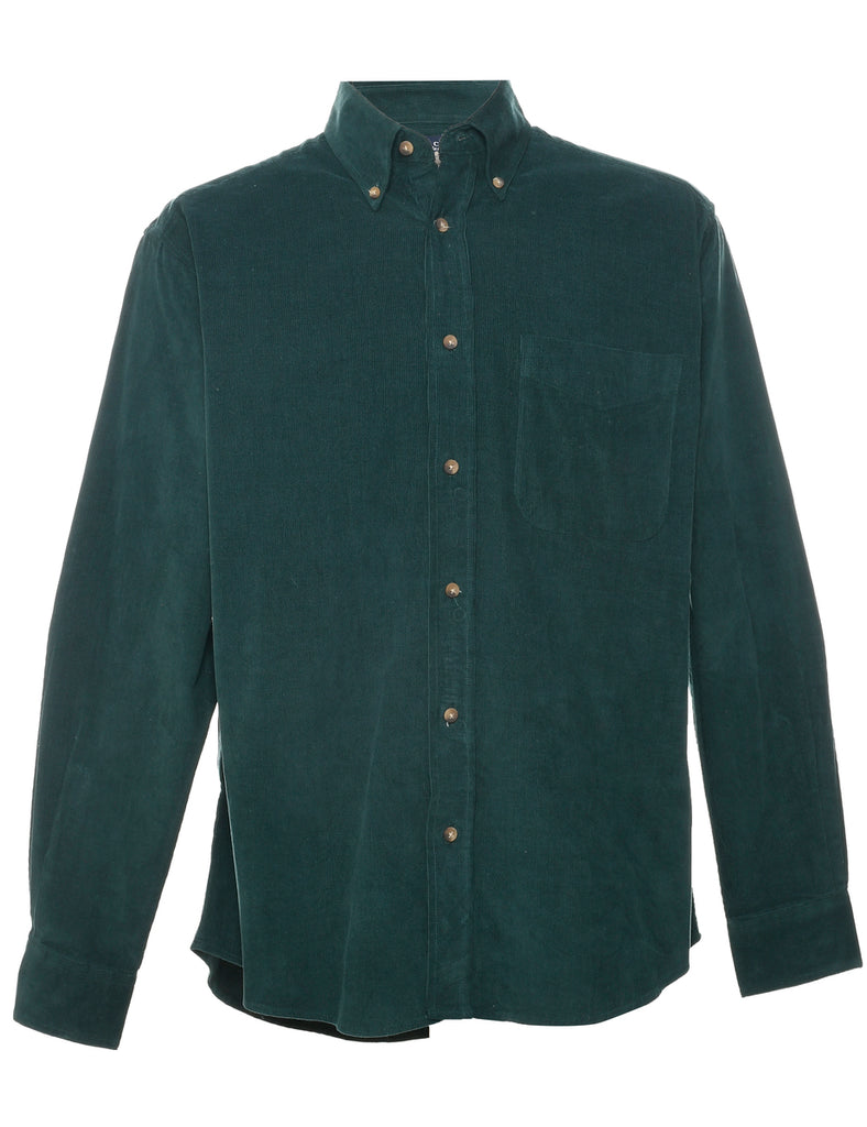 Corduroy Dark Green Shirt - M