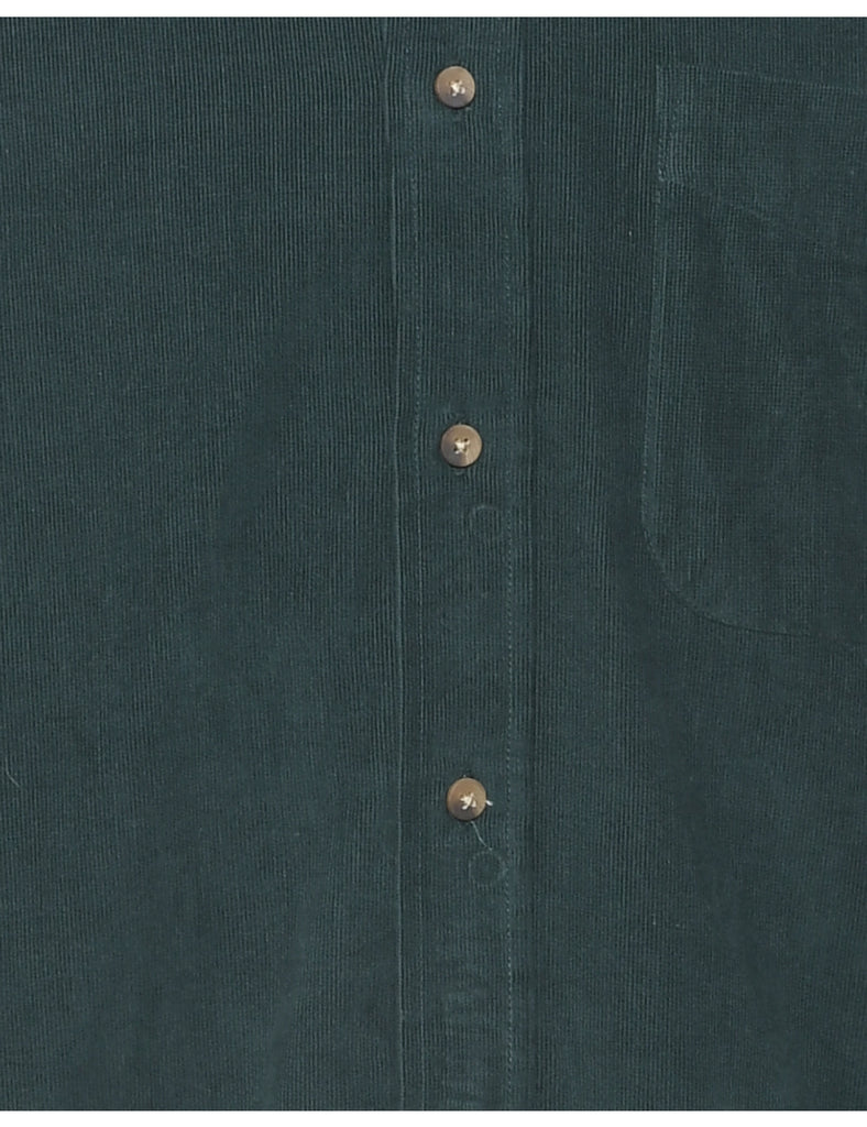 Corduroy Dark Green Shirt - M