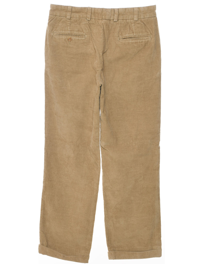 Corduroy Light Brown Trousers - W33 L30