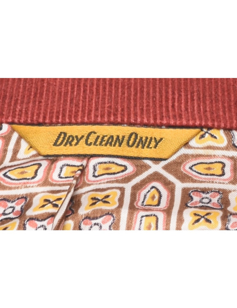 Corduroy Maroon Blazer - L