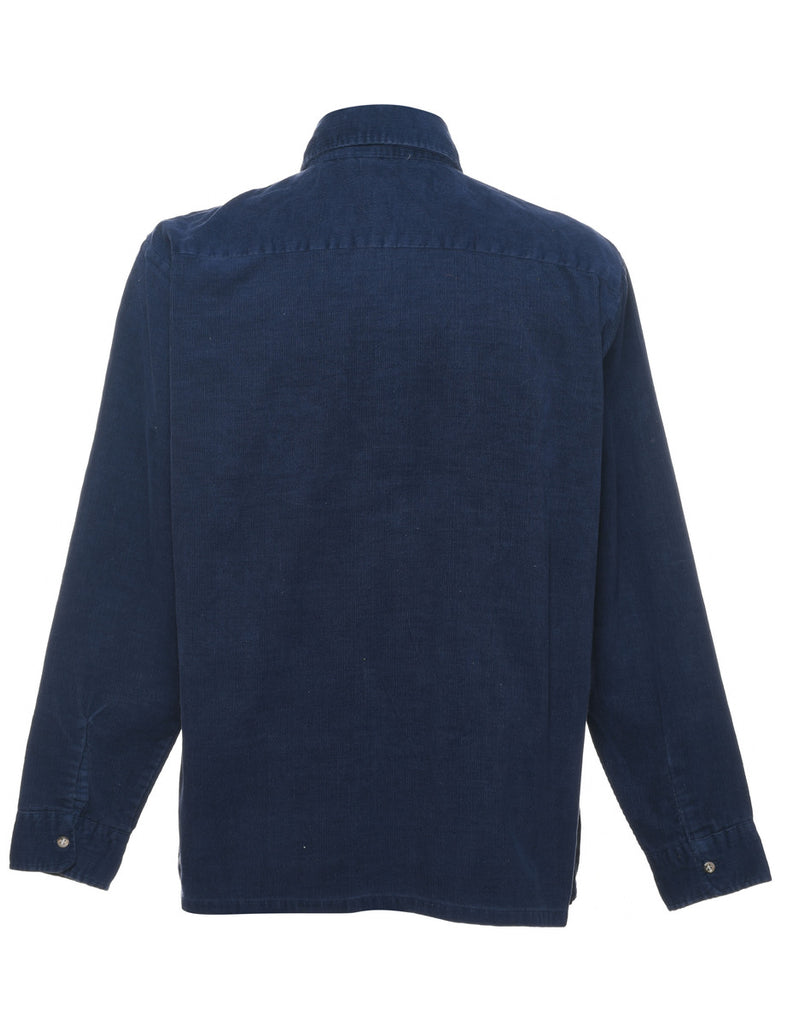 Corduroy Navy Shirt - L