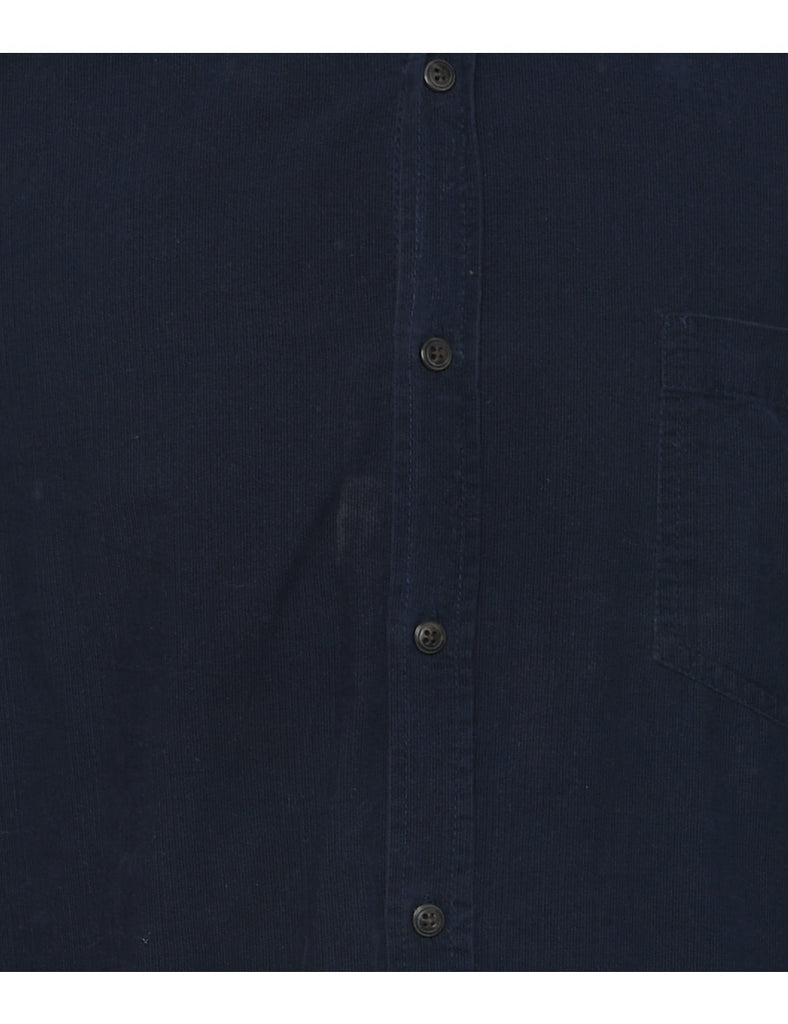 Corduroy Navy Shirt - L