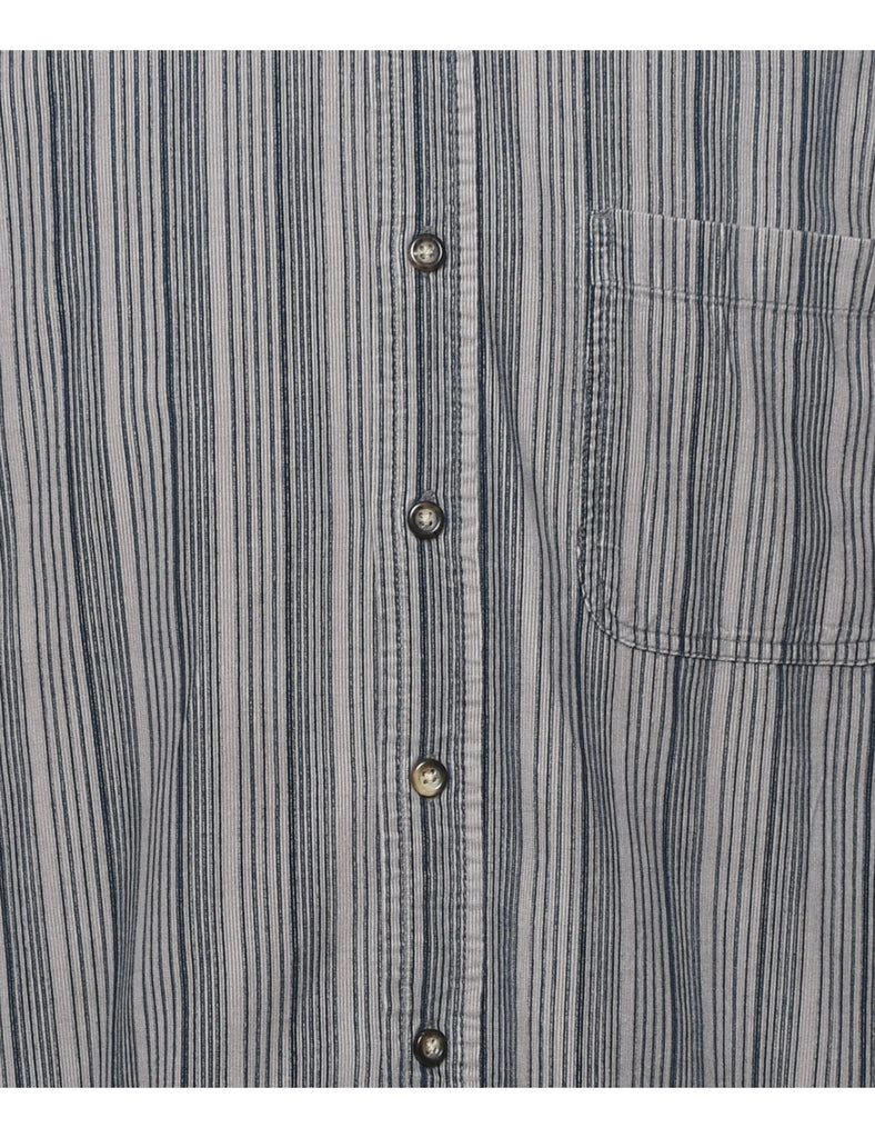 Corduroy Striped Shirt - M