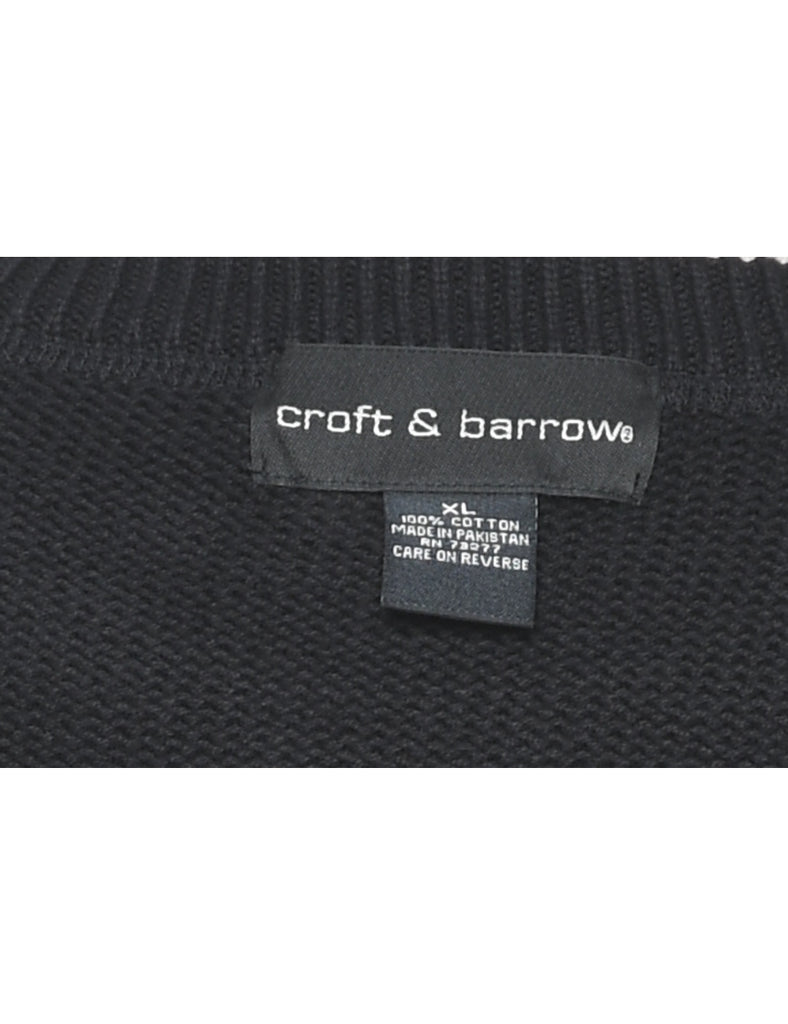 Croft & Barrow Black Jumper - XL