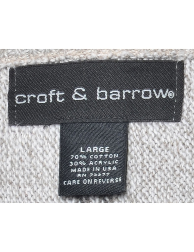 Croft & Barrow Striped Jumper - L