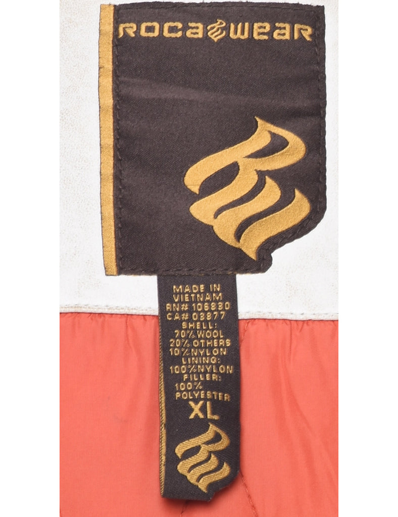 Dark Brown Bomber Jacket - XL