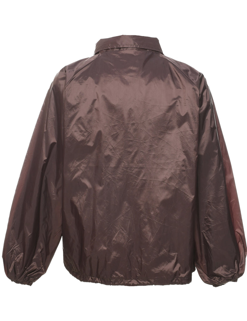 Dark Brown Nylon Jacket - M