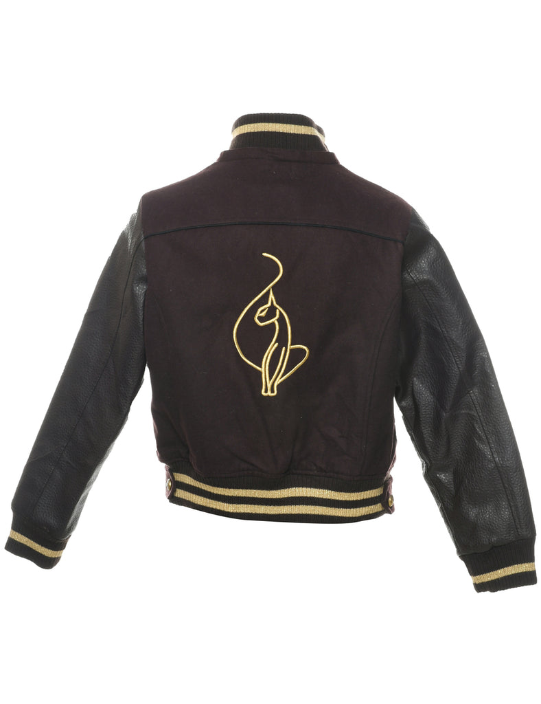 Dark Brown Team Jacket - XL