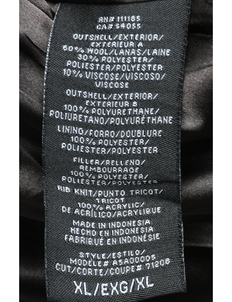 Dark Brown Team Jacket - XL