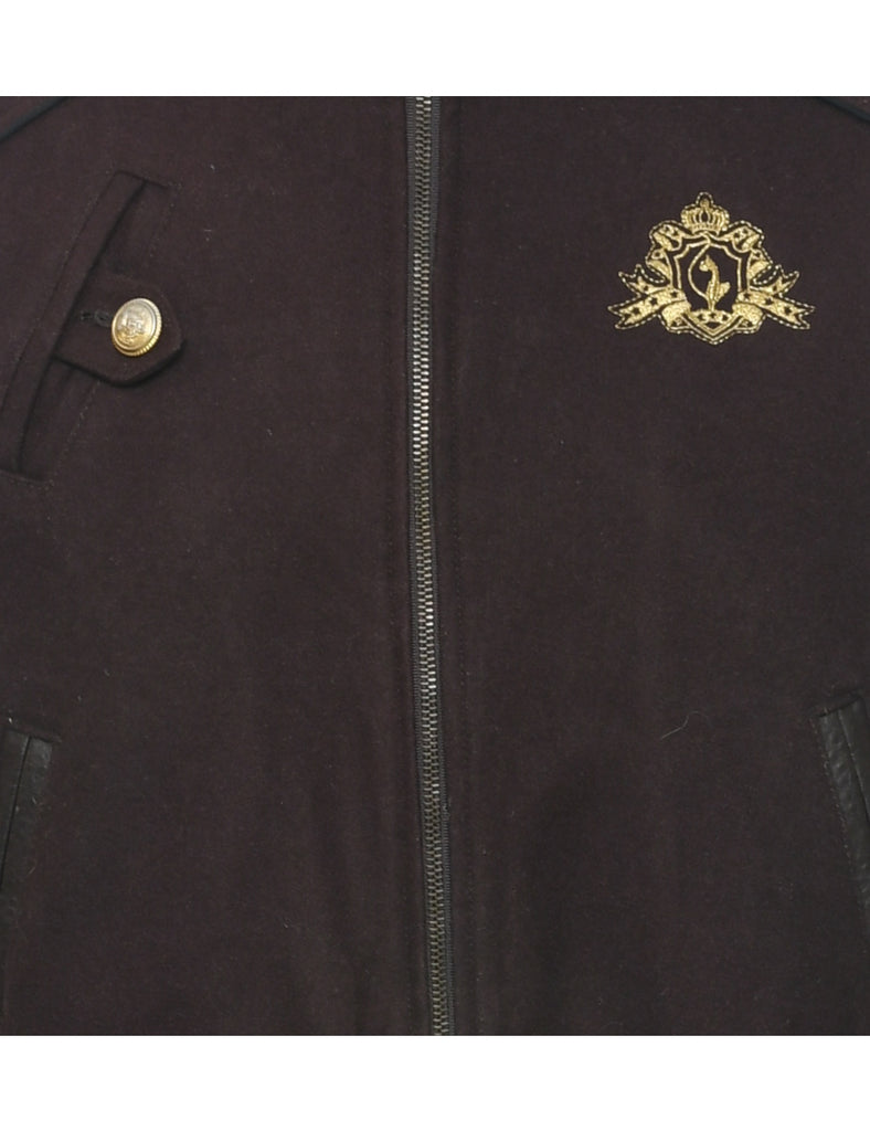 Dark Brown Team Jacket - XL