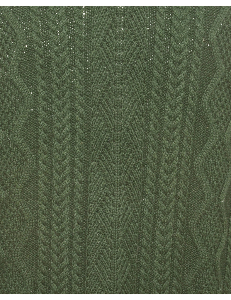 Dark Green Chaps Jumper - M