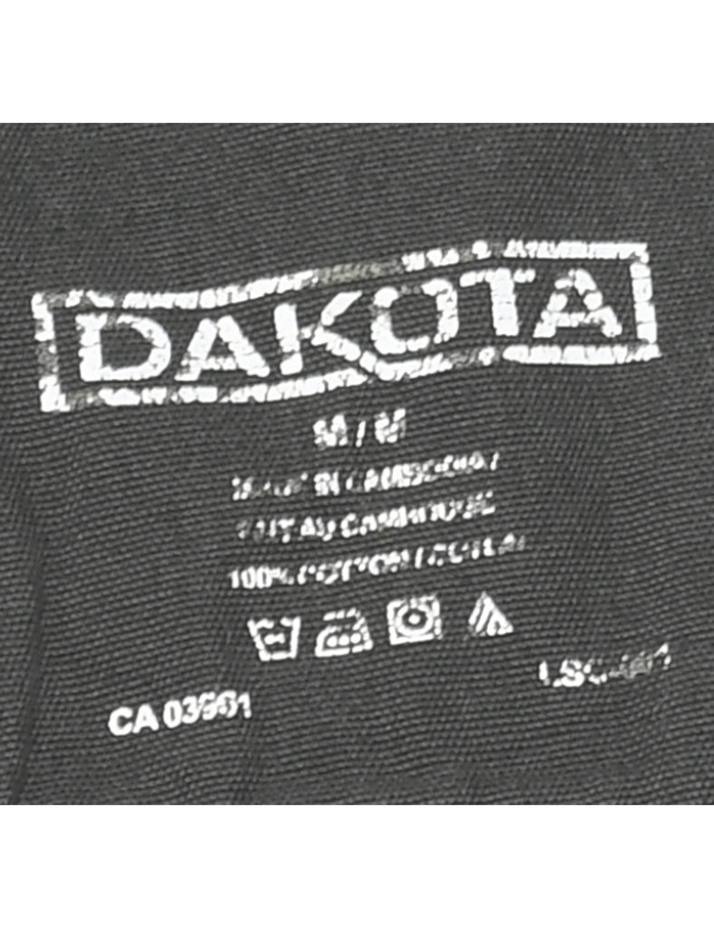 Dark Green Denim Shirt - M