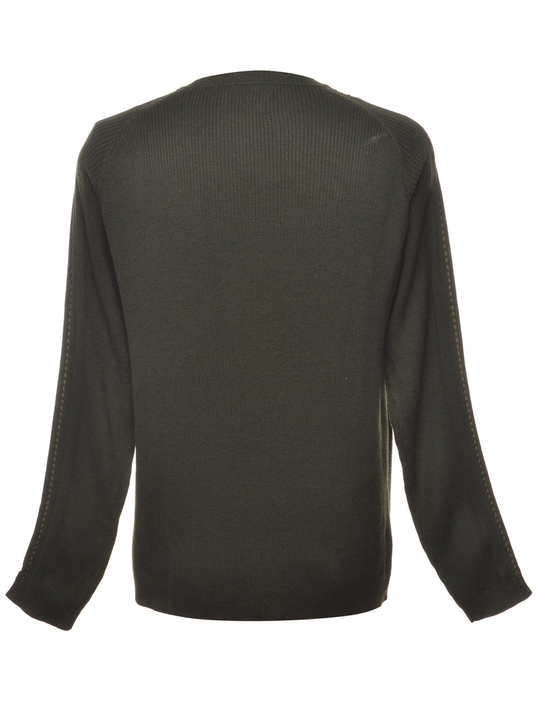 Dark Green Jumper - L