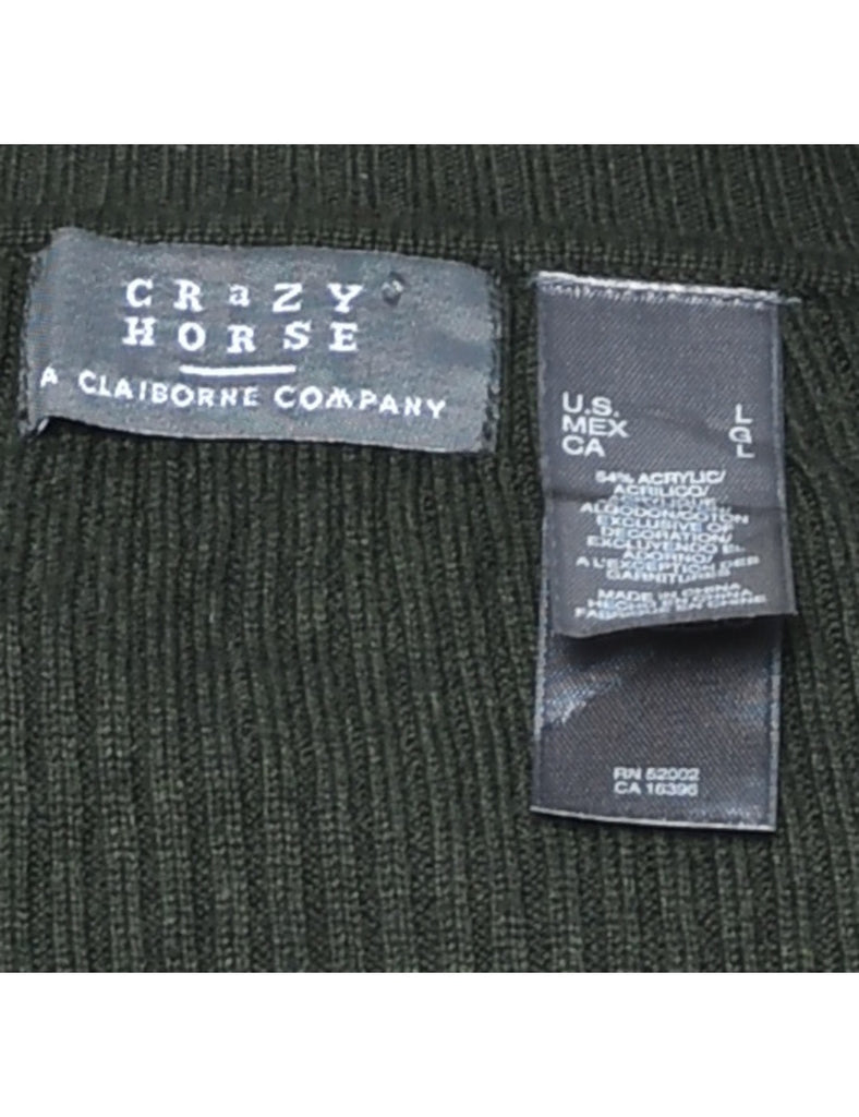 Dark Green Jumper - L