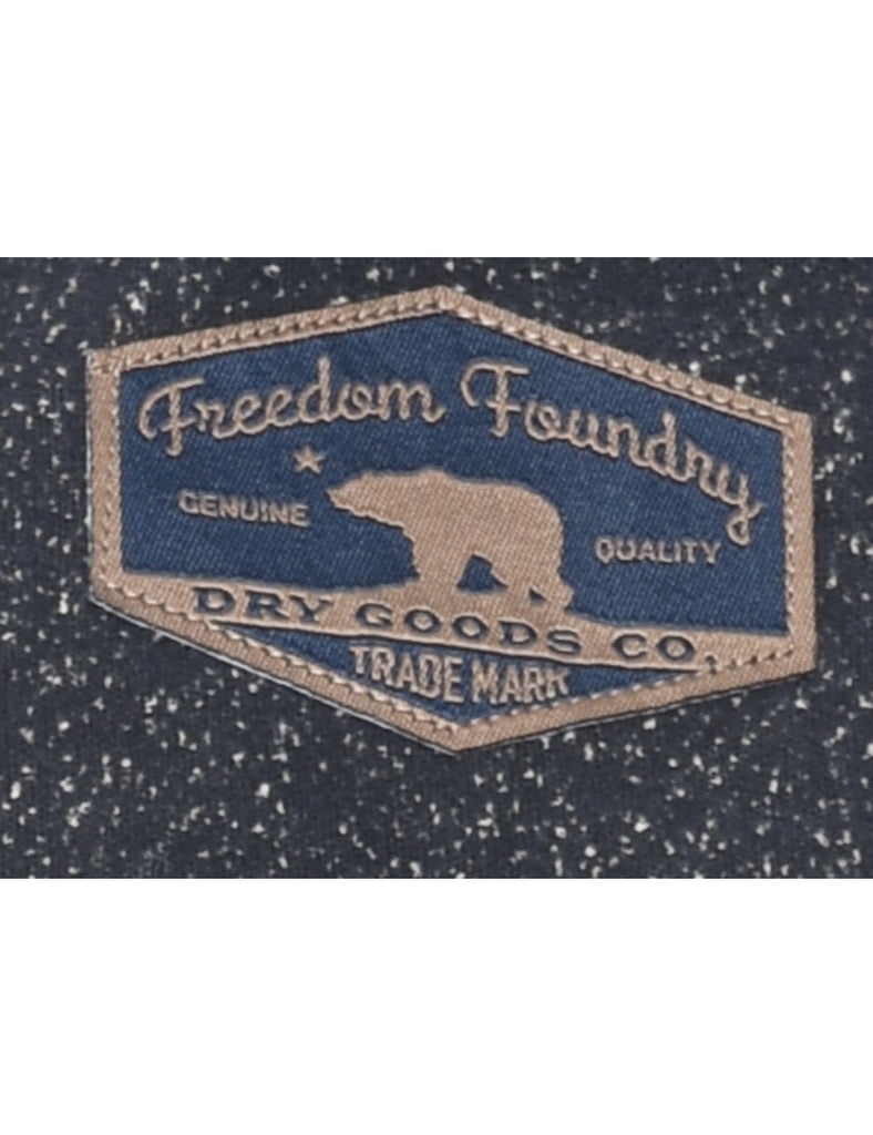 Dark Grey Flannel Shirt - M