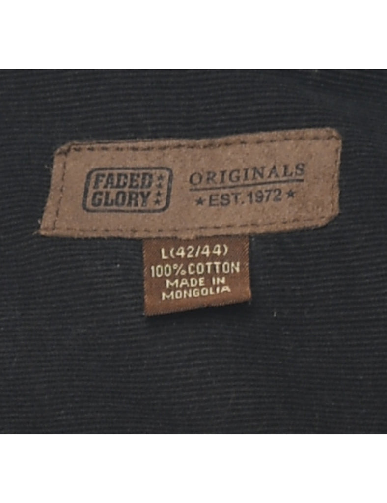 Dark Grey Flannel Shirt - L