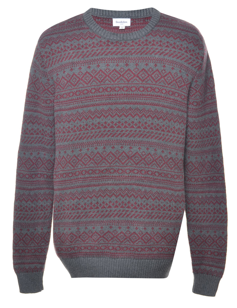 Dark Grey Jumper - L