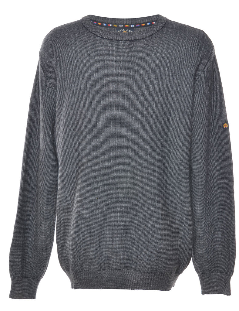 Dark Grey Jumper - L