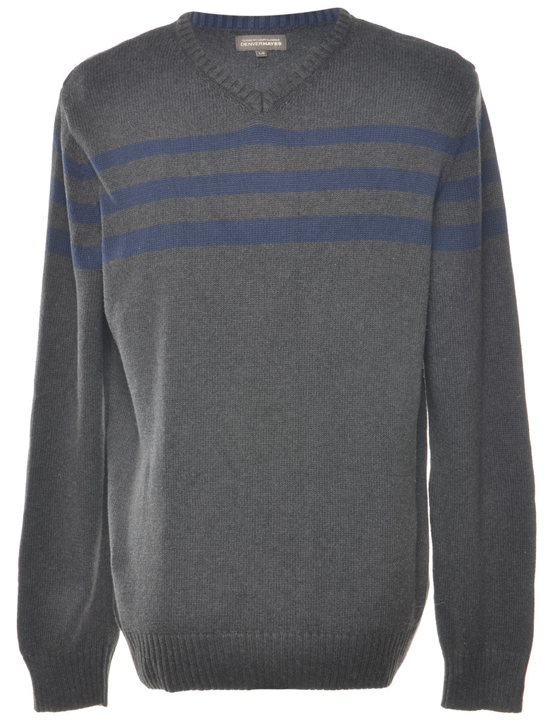 Dark Grey Jumper - L