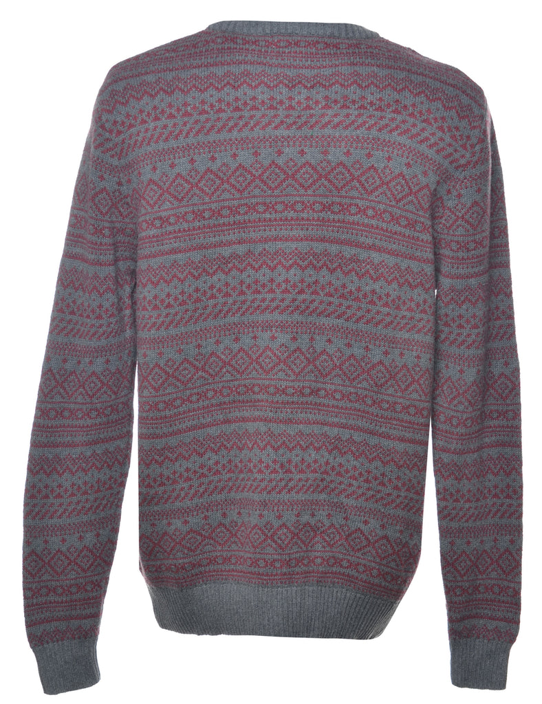 Dark Grey Jumper - L