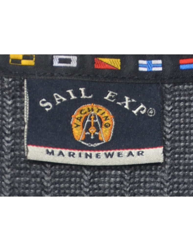 Dark Grey Jumper - L