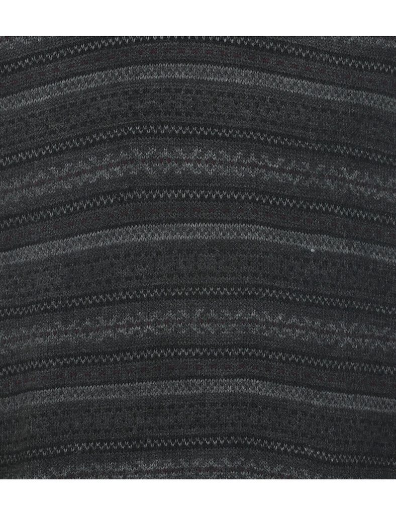 Dark Grey Sweater Vest - M