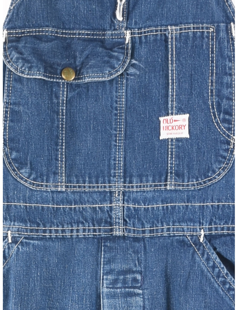 Dark Wash Denim Salopettes - M