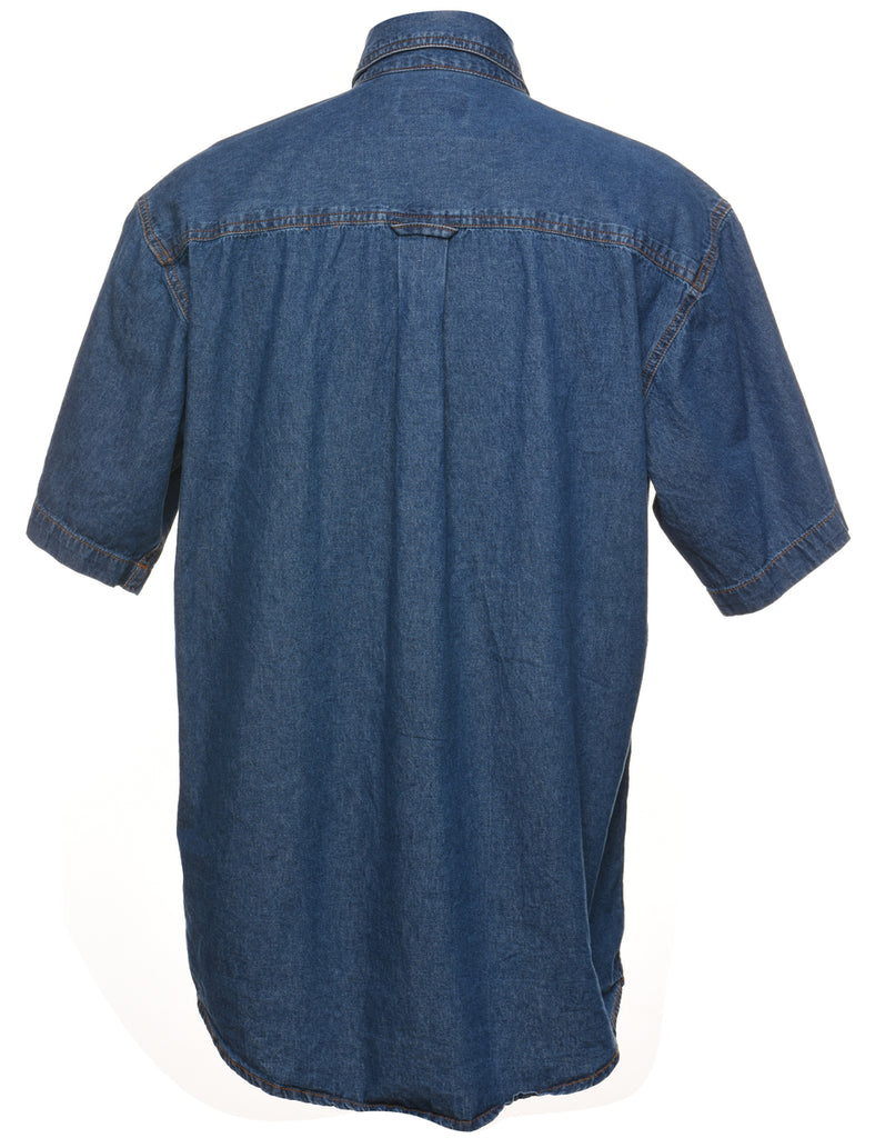 Dark Wash Denim Shirt - M