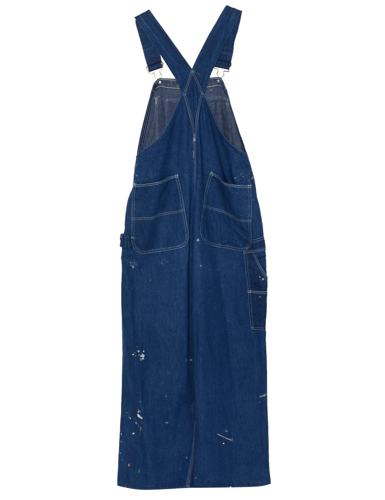 Dark Wash Dungaree Salopettes - M