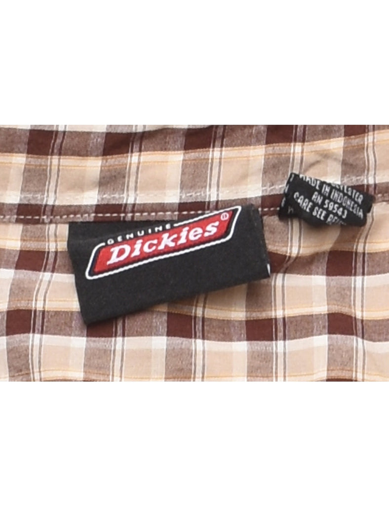 Dickies Checked Western Shirt - L