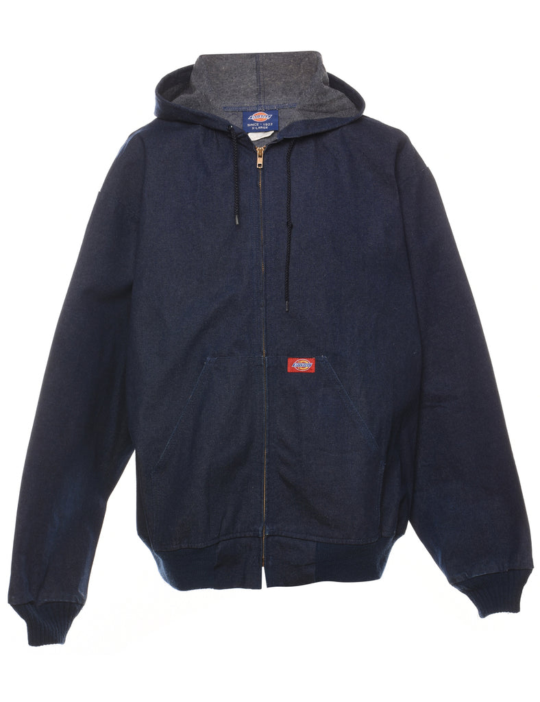Dickies Embroidered Dark Wash Denim Jacket - XL