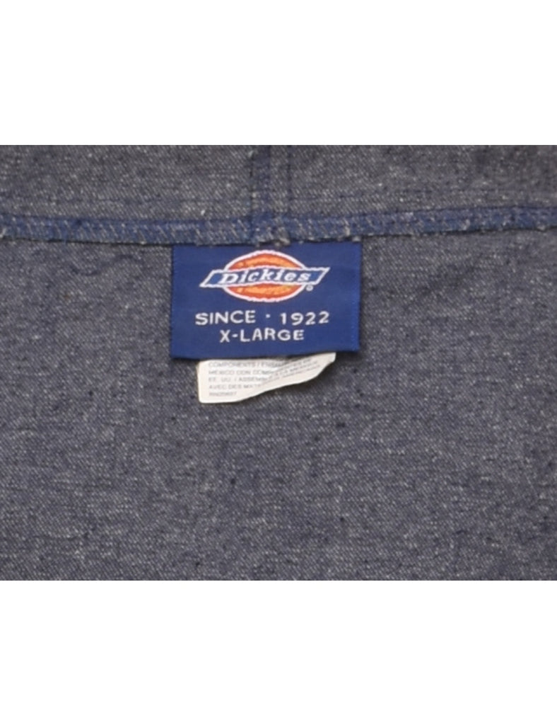 Dickies Embroidered Dark Wash Denim Jacket - XL