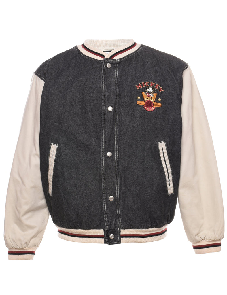 Disney Mickey Mouse 1990s Bomber Jacket - S