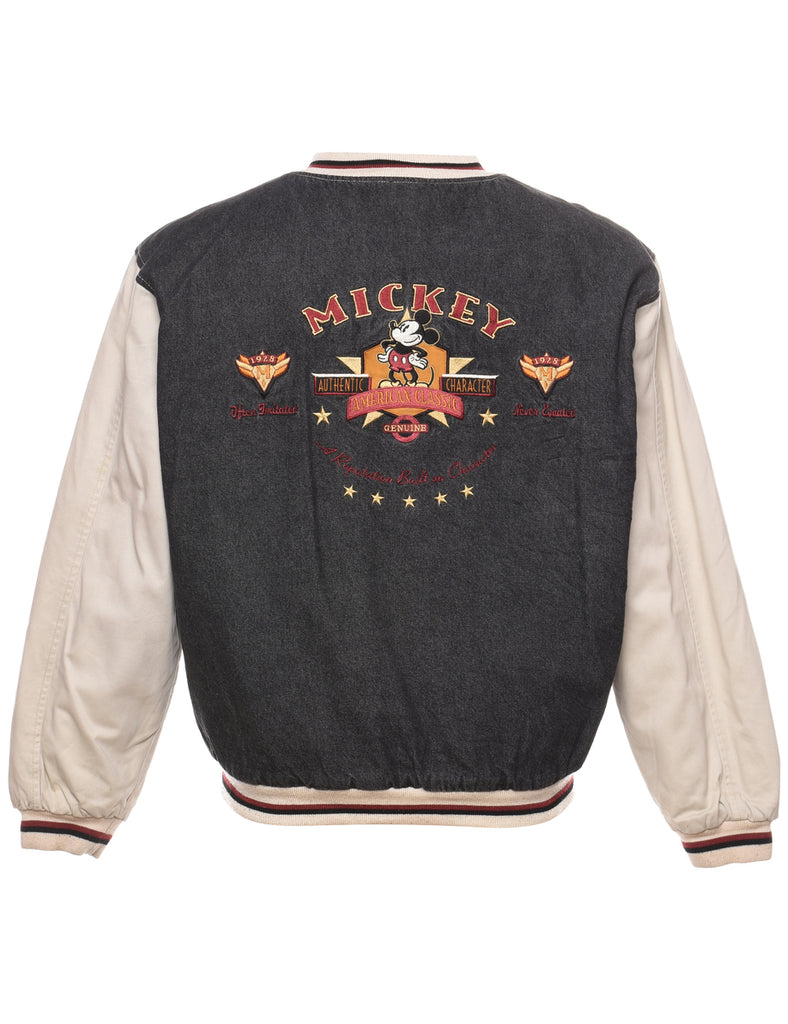 Disney Mickey Mouse 1990s Bomber Jacket - S