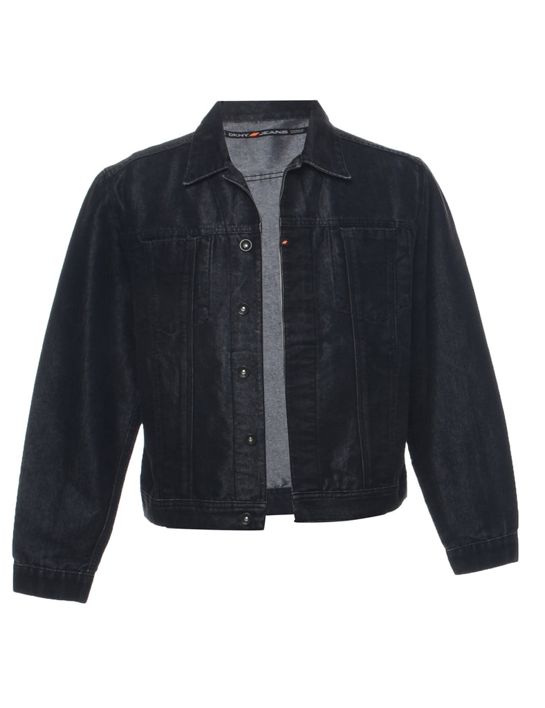 DKNY Black  Denim Jacket - L