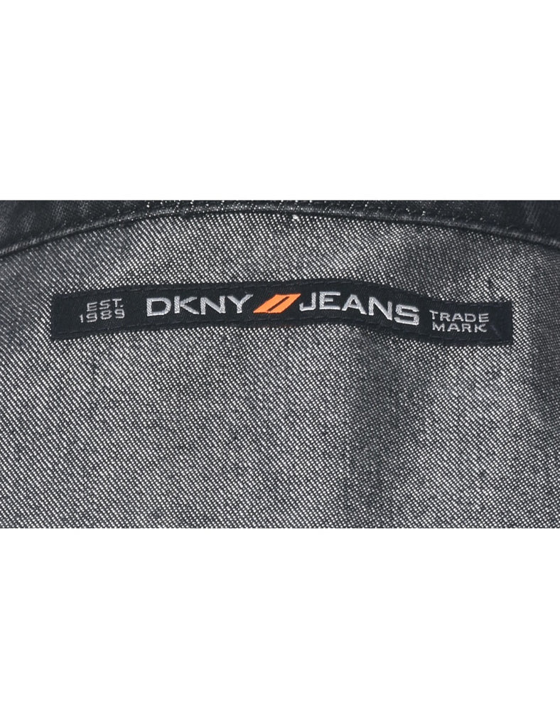 DKNY Black  Denim Jacket - L