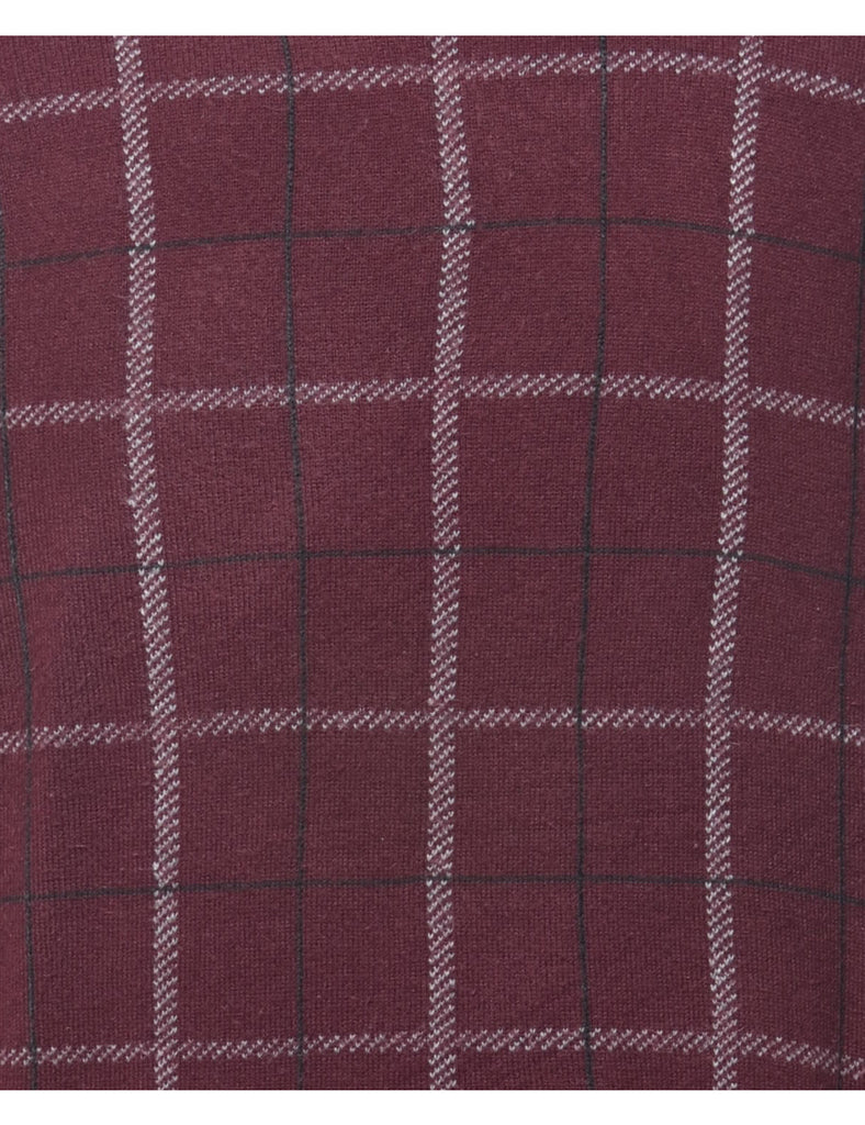 Dockers Checked Jumper - L