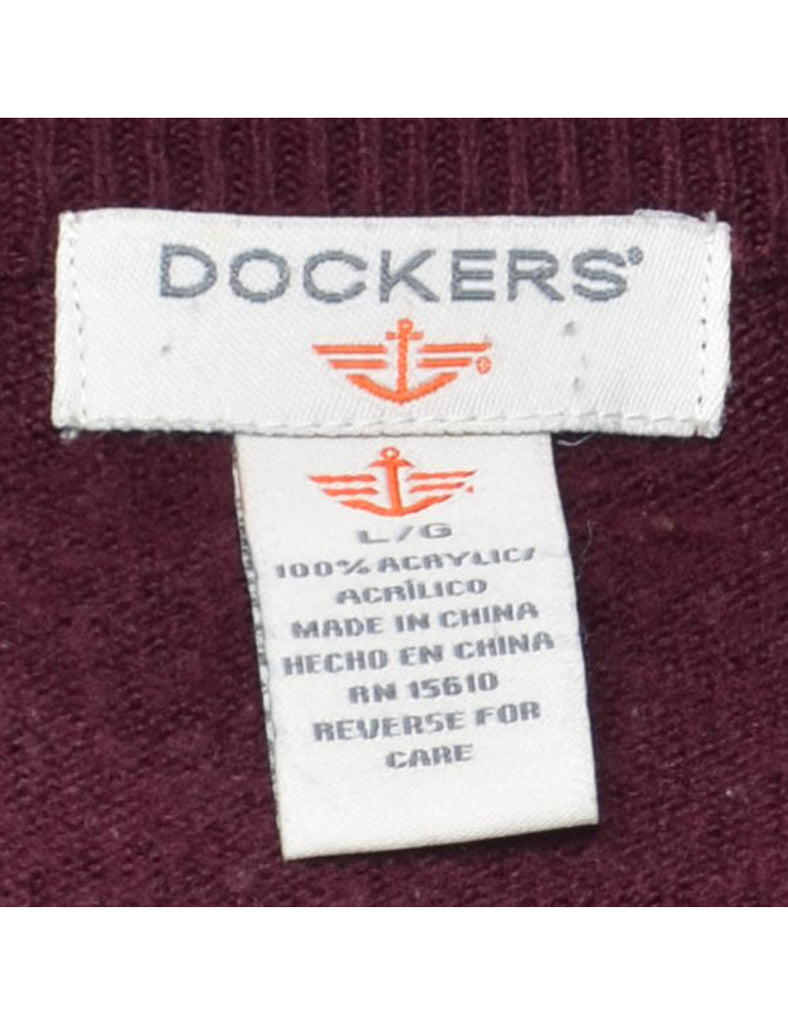 Dockers Checked Jumper - L