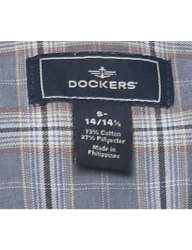 Dockers Grey Flannel Checked Shirt - S