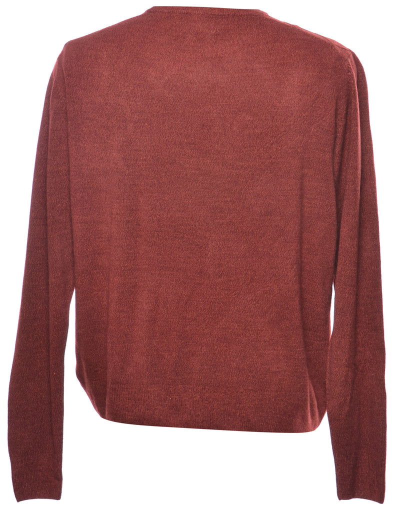 Dockers Harlequin Pattern Jumper - L