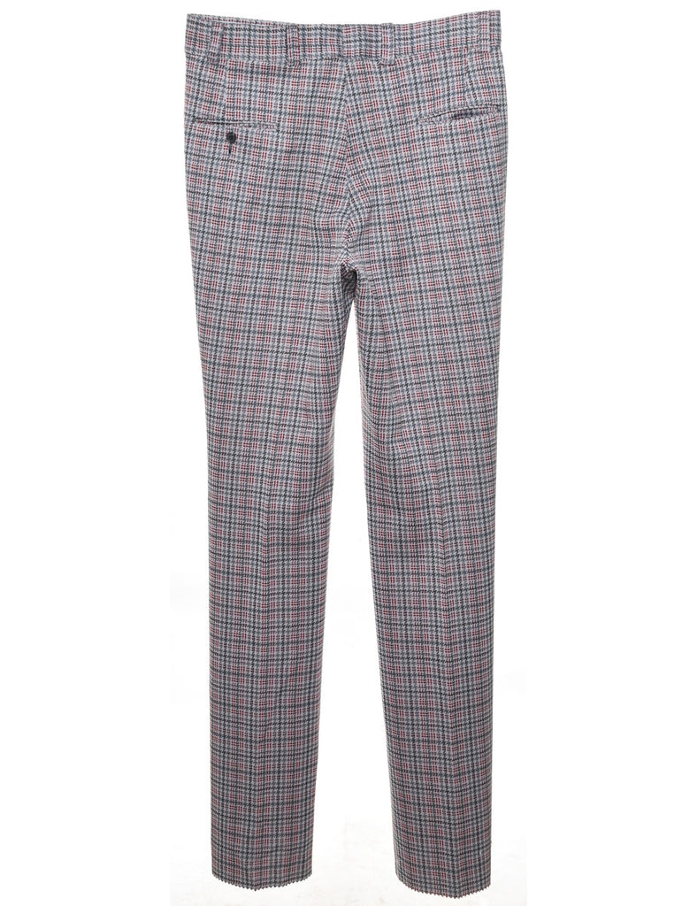 Dogtooth Checks Trousers - W38 L38