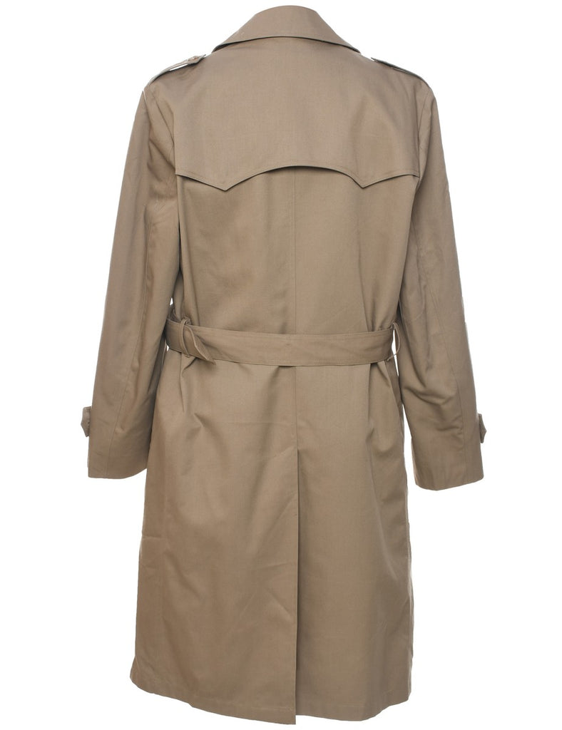 Double Breasted Trench Coat - L
