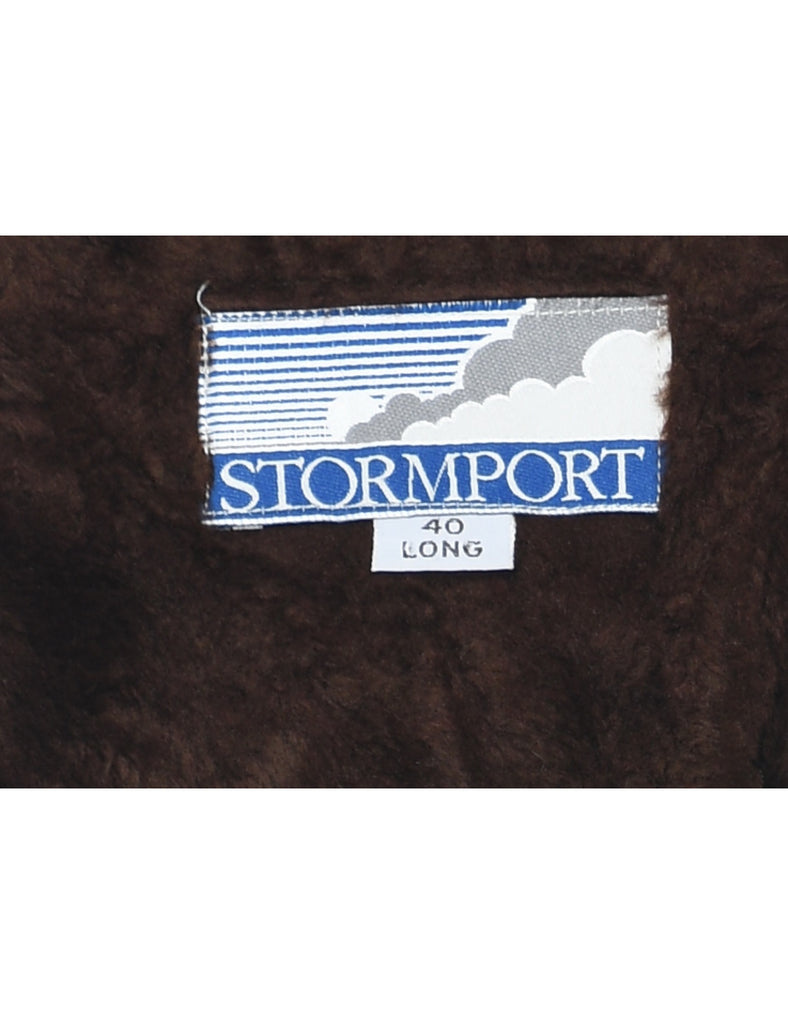 Double Breasted Trench Coat - L