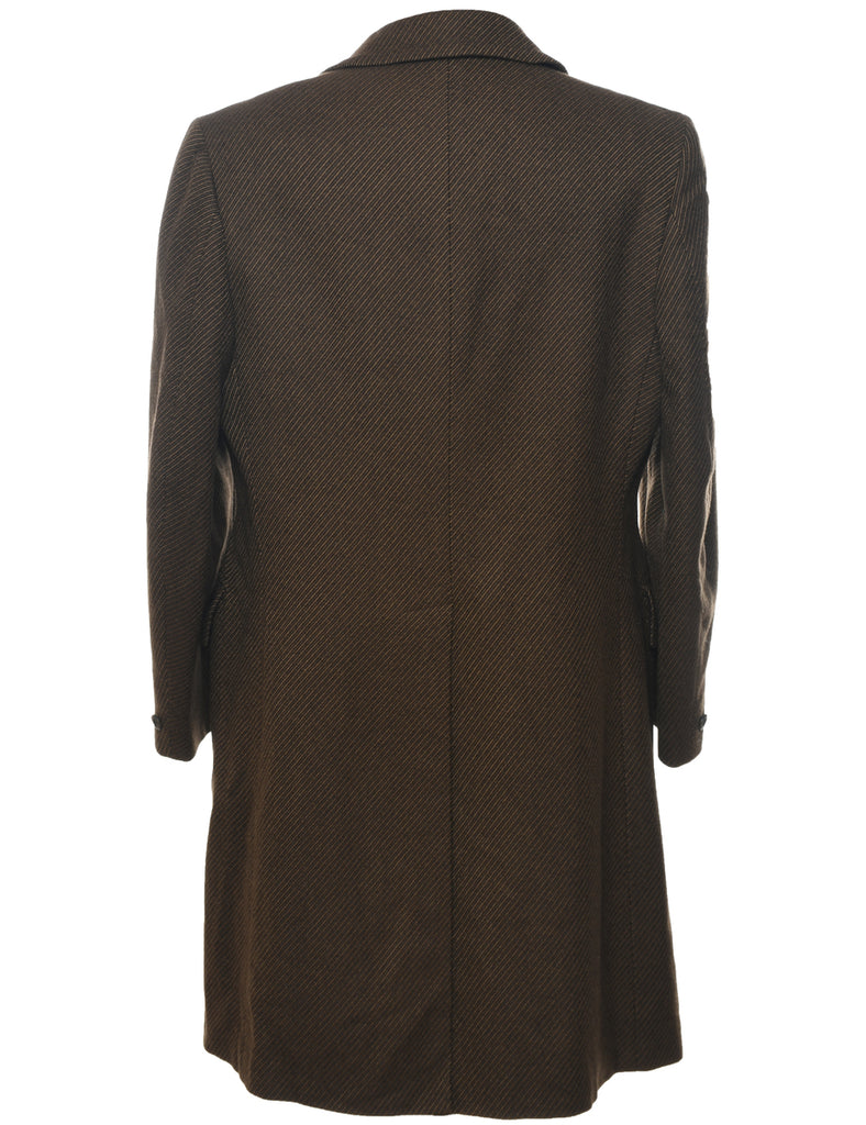 Double Breasted Wool Coat - XL