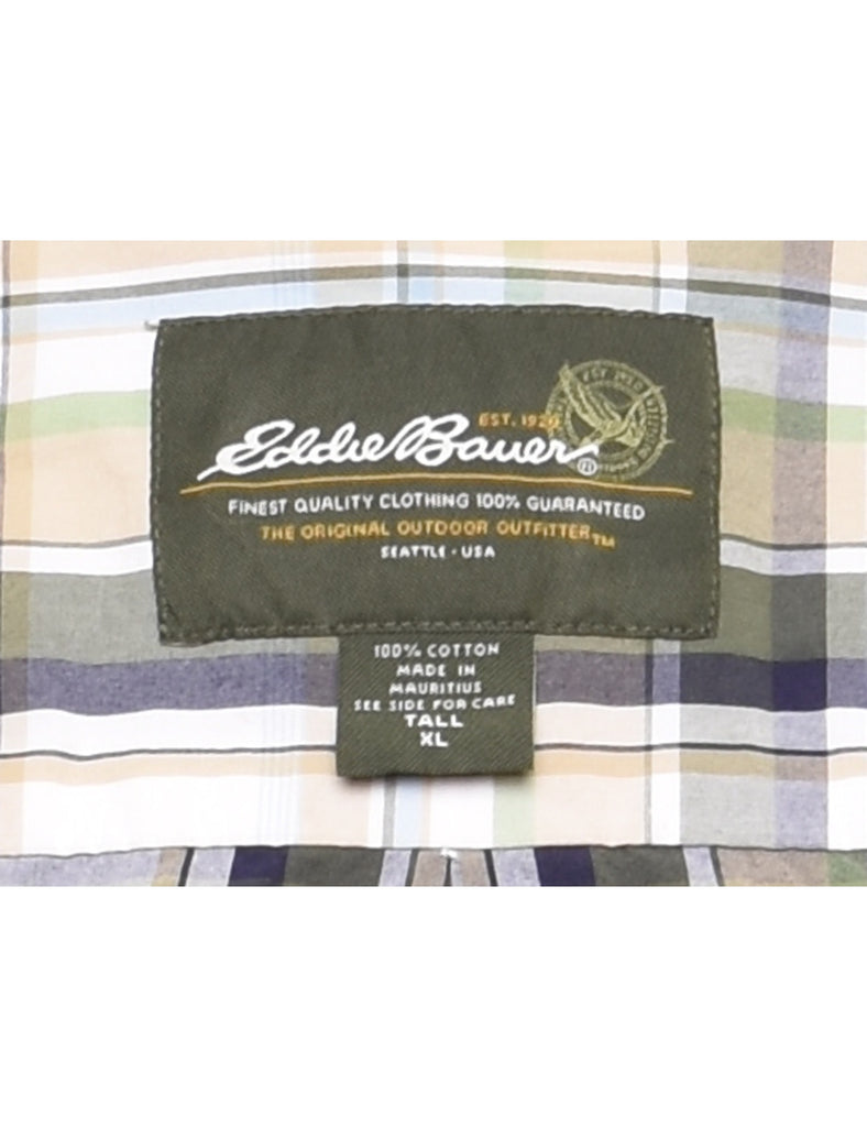 Eddie Bauer Checked Multi-Colour Shirt - XL